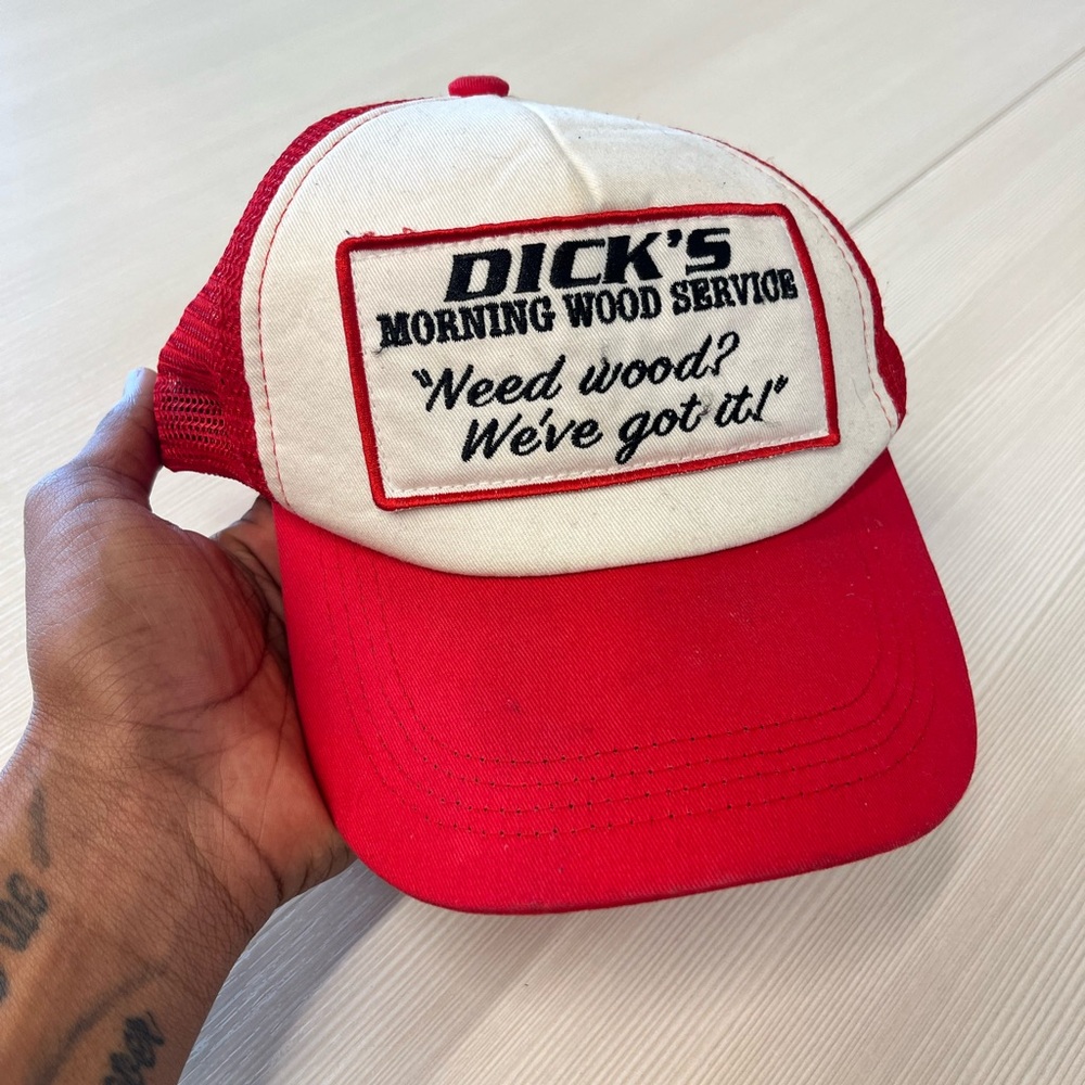 Red and White Trucker Hat